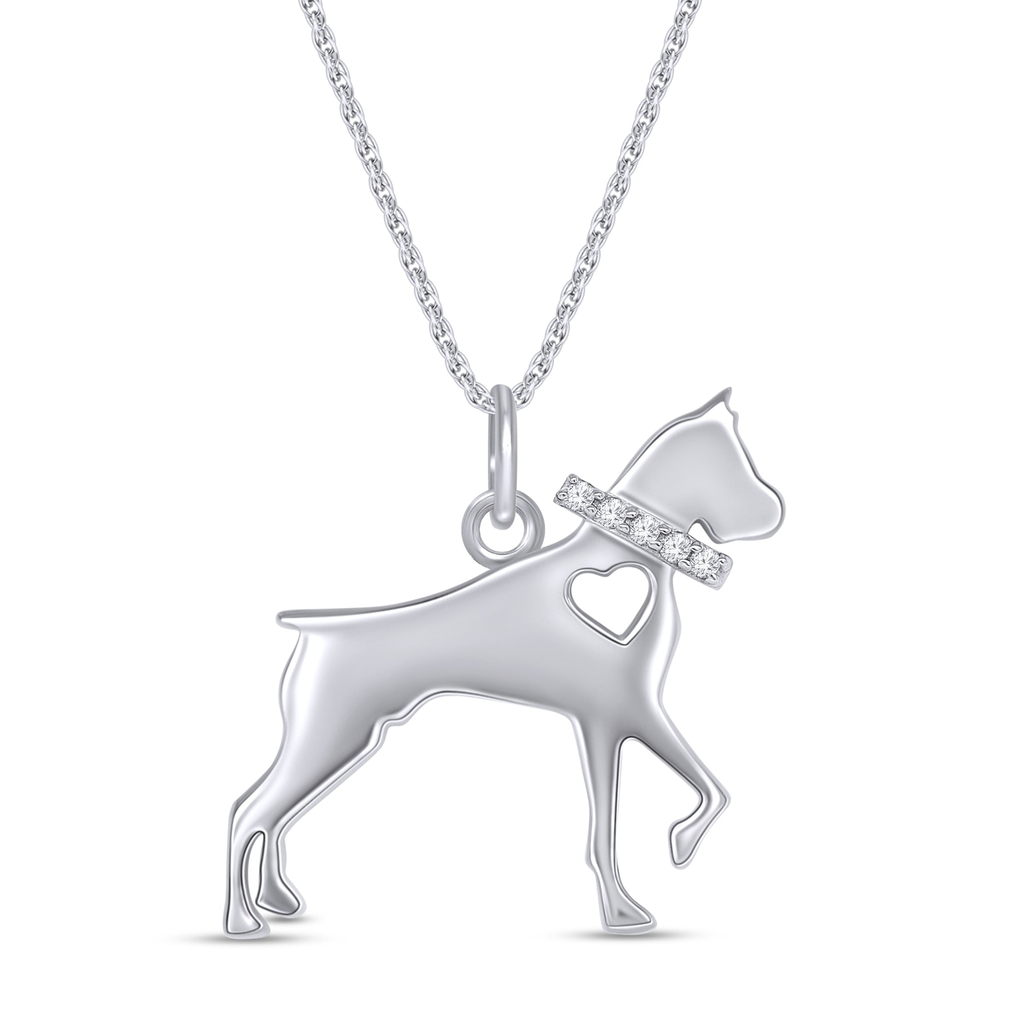 Dog Lover Charm Pendant Necklace