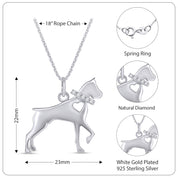 Dog Lover Charm Pendant Necklace
