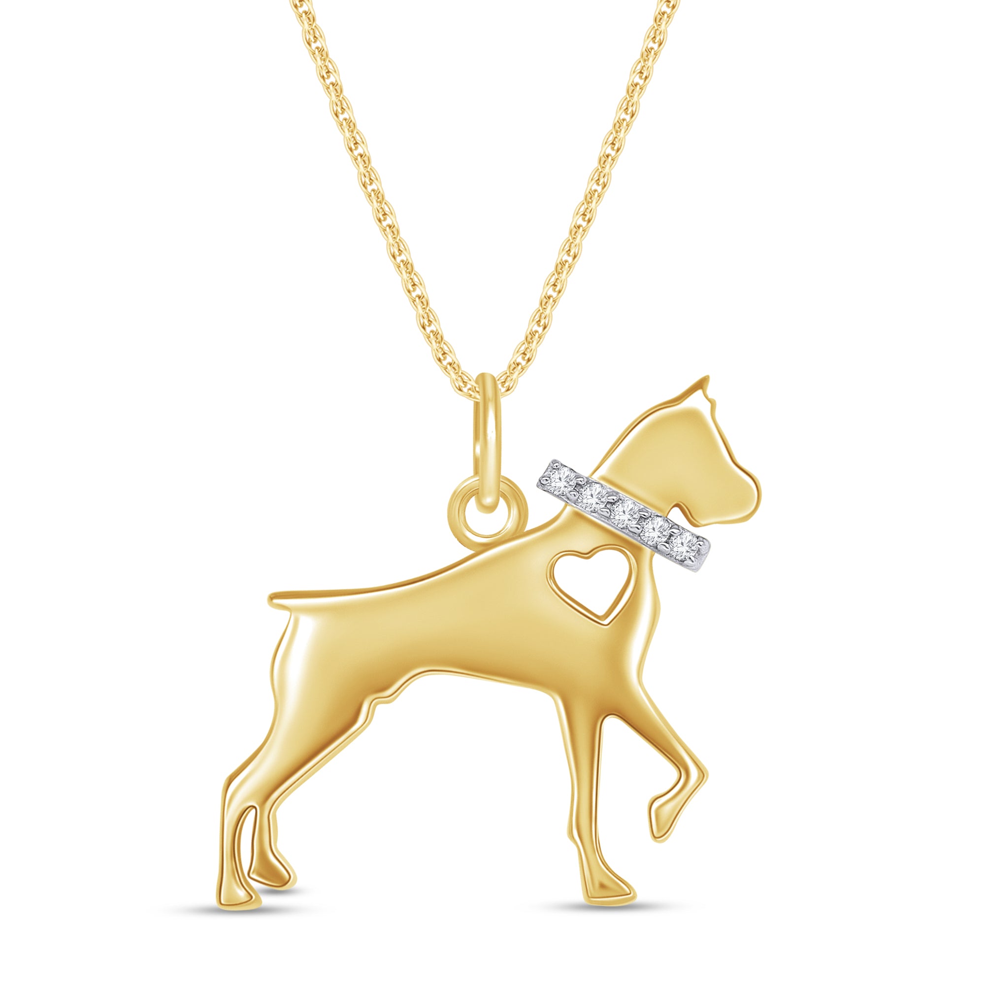 Dog Lover Charm Pendant Necklace