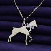 Dog Lover Charm Pendant Necklace