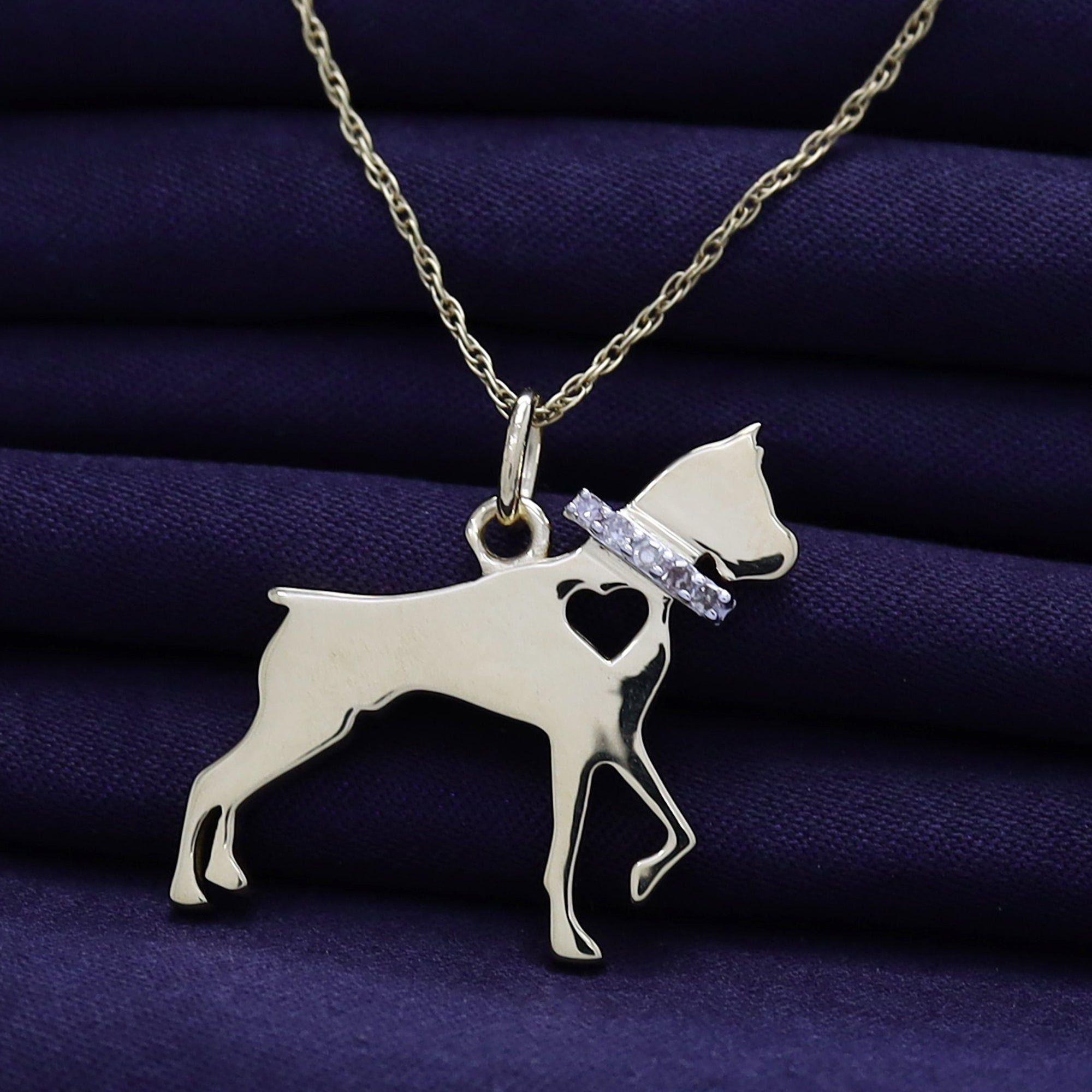 Dog Lover Charm Pendant Necklace