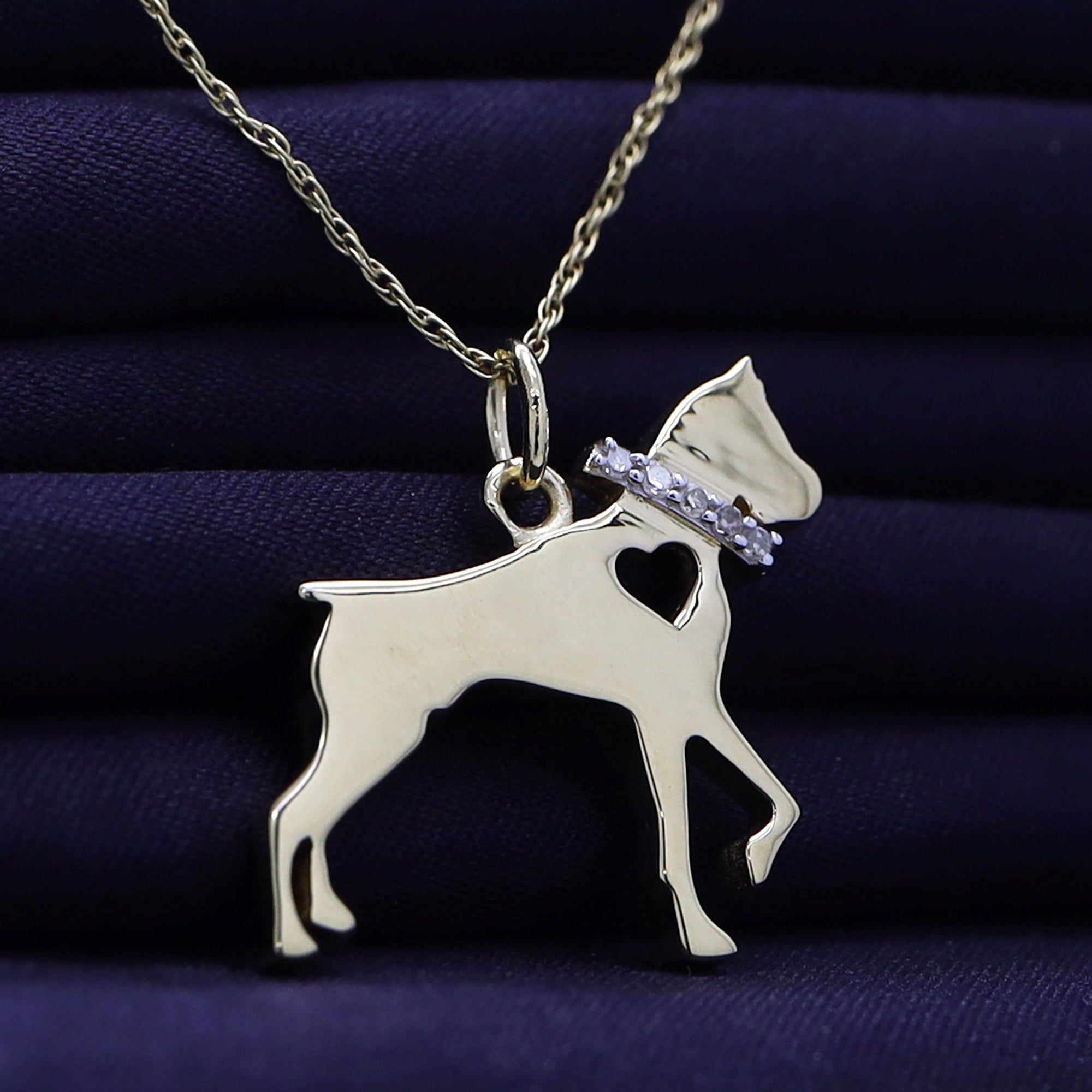 Dog Lover Charm Pendant Necklace