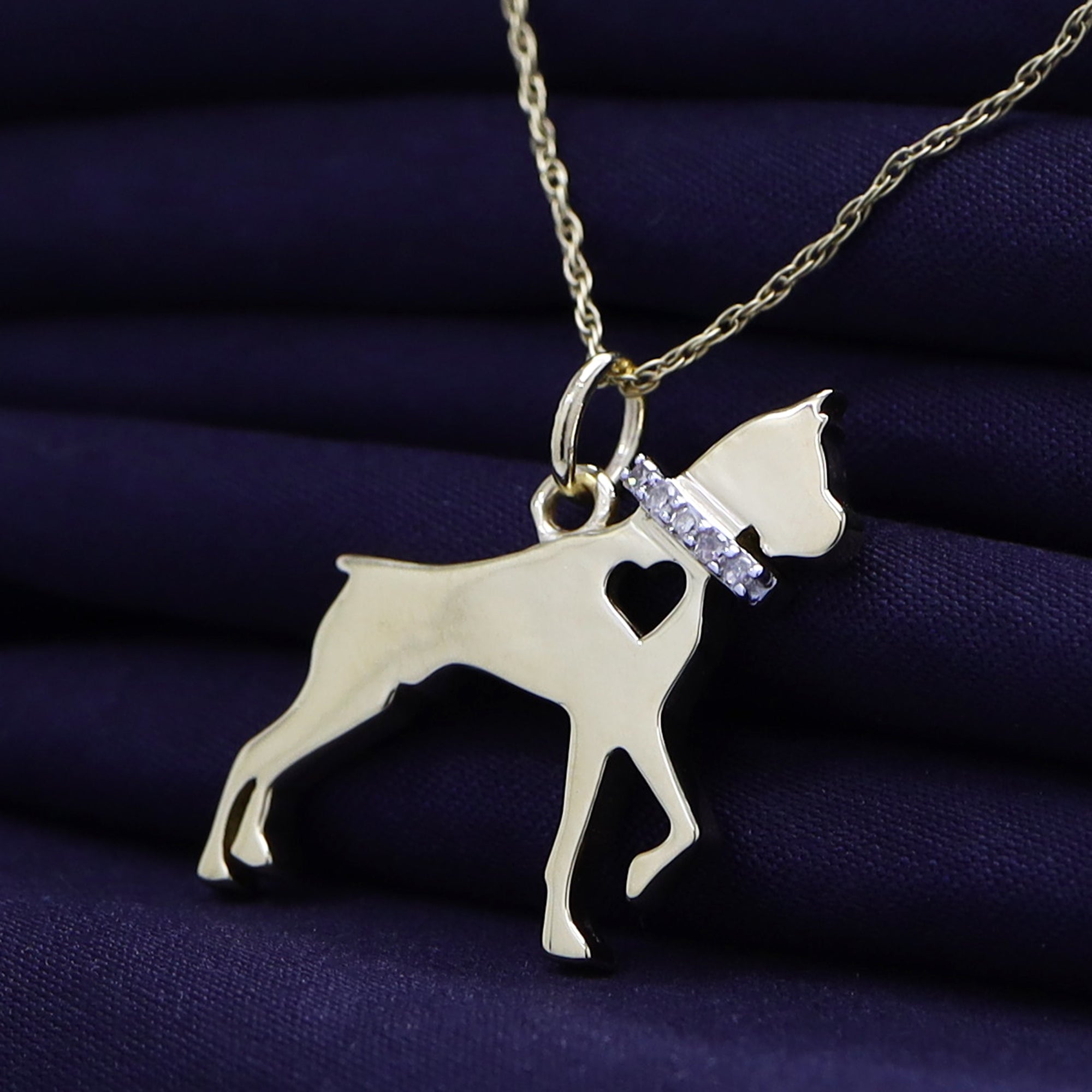 Dog Lover Charm Pendant Necklace