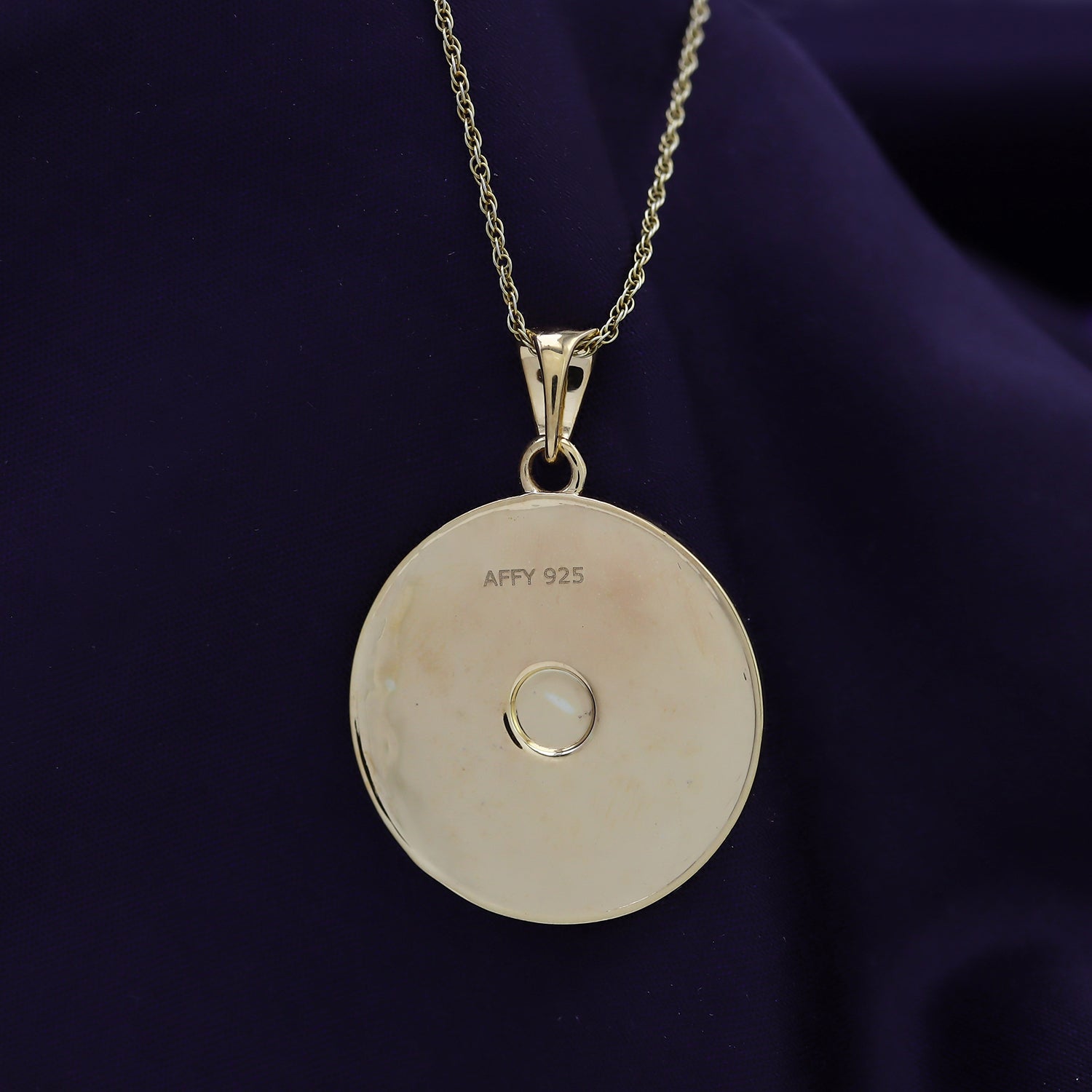 Aztec Mayan Sun Calendar Charm Pendant Necklace 925 Sterling Silver