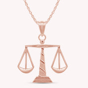Scales of Justice Pendant Necklace