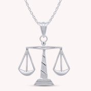 Scales of Justice Pendant Necklace