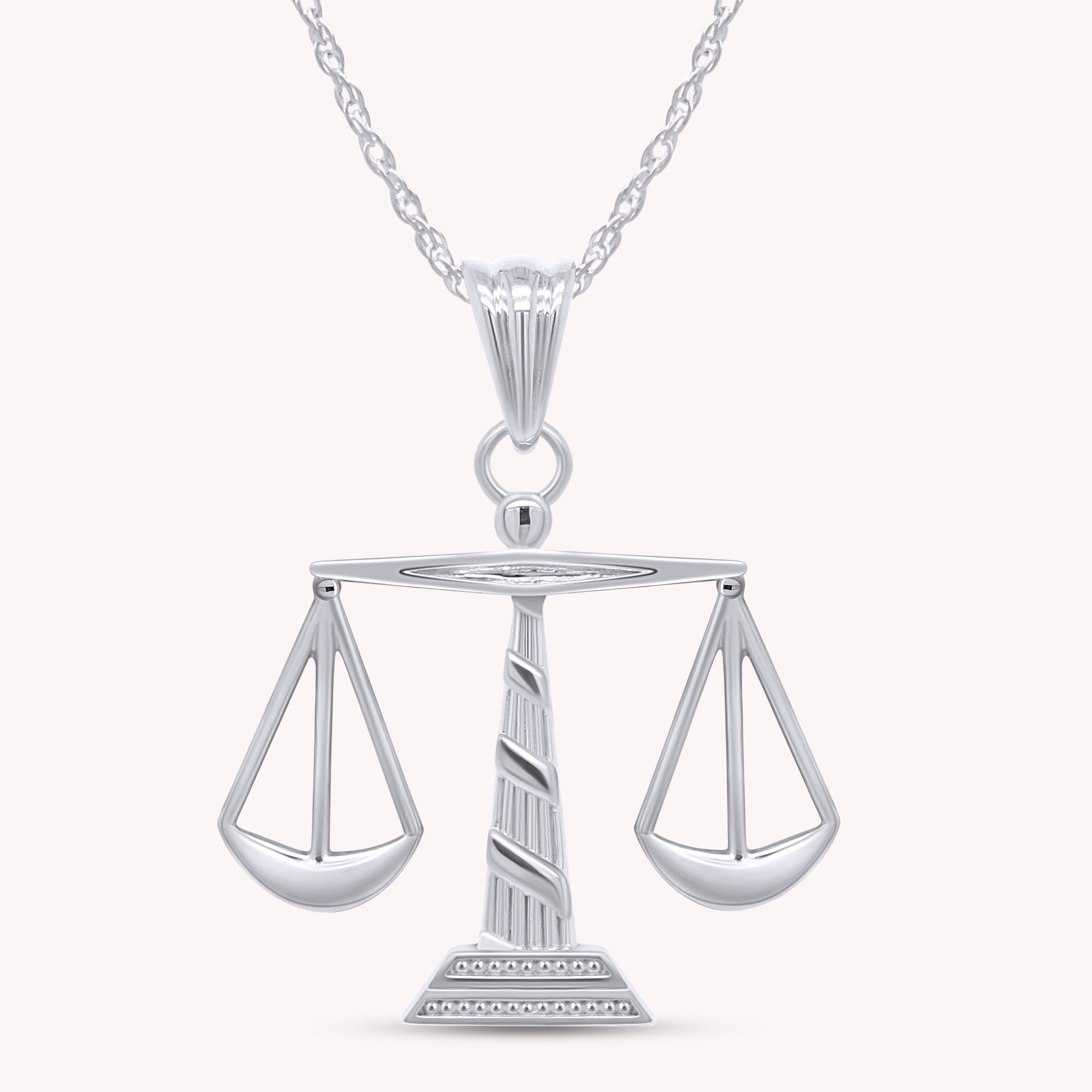 Scales of Justice Pendant Necklace