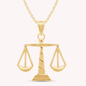 Scales of Justice Pendant Necklace