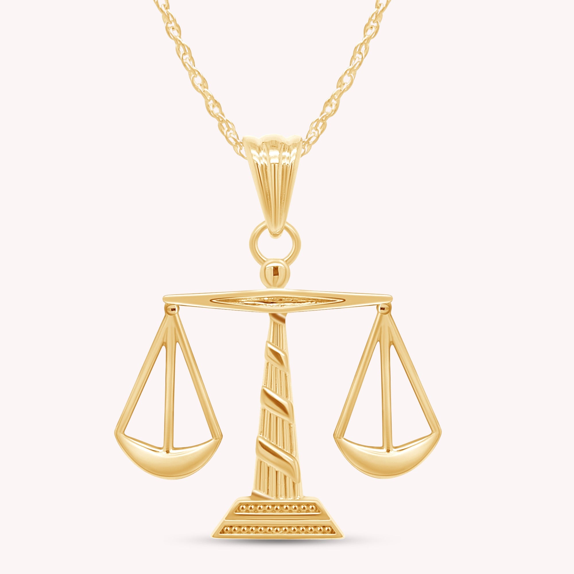 Scales of Justice Pendant Necklace