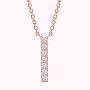 AFFY Moissanite Diamond Alphabet's Letter's Necklaces