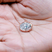 Fancy Shape Moissanite Georgian setting pendants