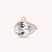 Fancy Shape Moissanite Georgian setting pendants