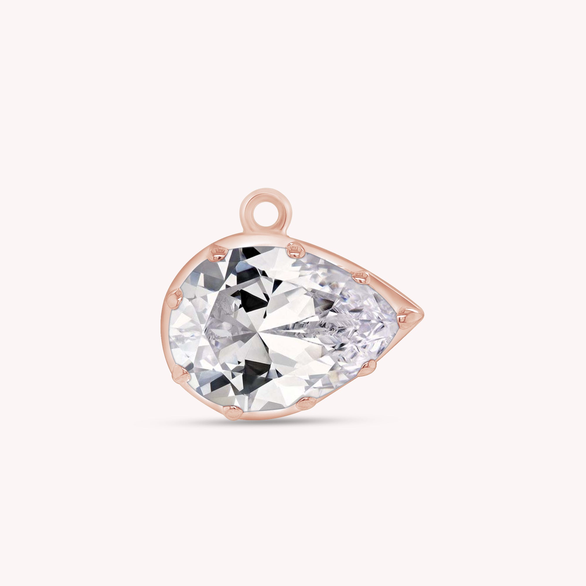 Fancy Shape Moissanite Georgian setting pendants