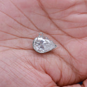 Fancy Shape Moissanite Georgian setting pendants