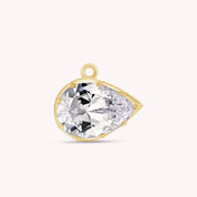 Fancy Shape Moissanite Georgian setting pendants