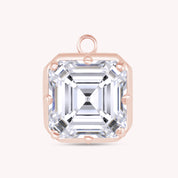 Fancy Shape Moissanite Georgian setting pendants