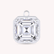 Fancy Shape Moissanite Georgian setting pendants