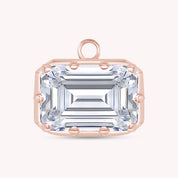 Fancy Shape Moissanite Georgian setting pendants