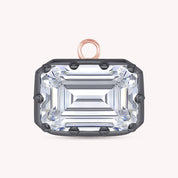 Fancy Shape Moissanite Georgian setting pendants