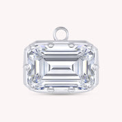 Fancy Shape Moissanite Georgian setting pendants