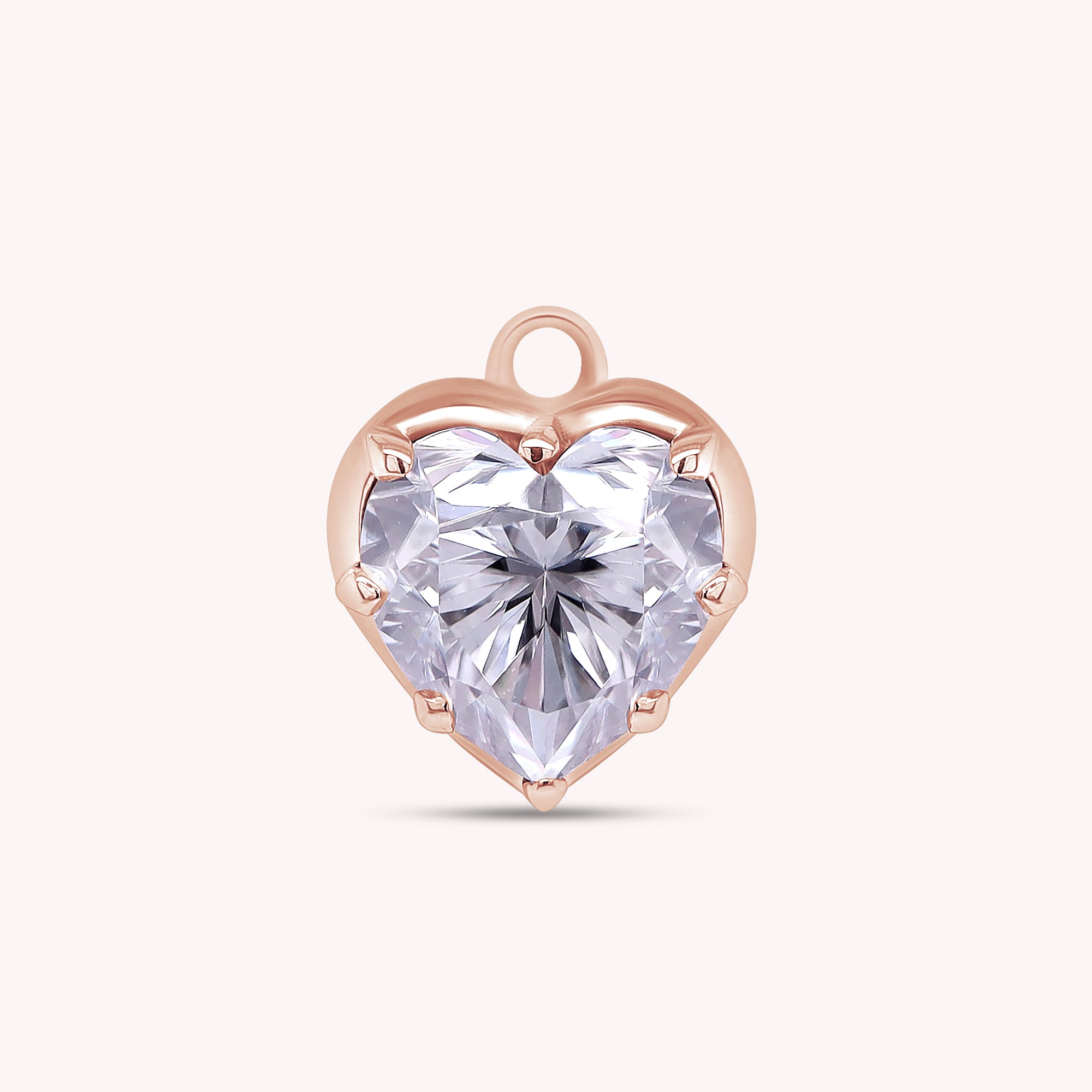 Fancy Shape Moissanite Georgian setting pendants