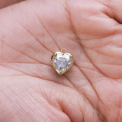 Fancy Shape Moissanite Georgian setting pendants