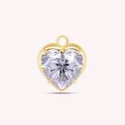 Fancy Shape Moissanite Georgian setting pendants