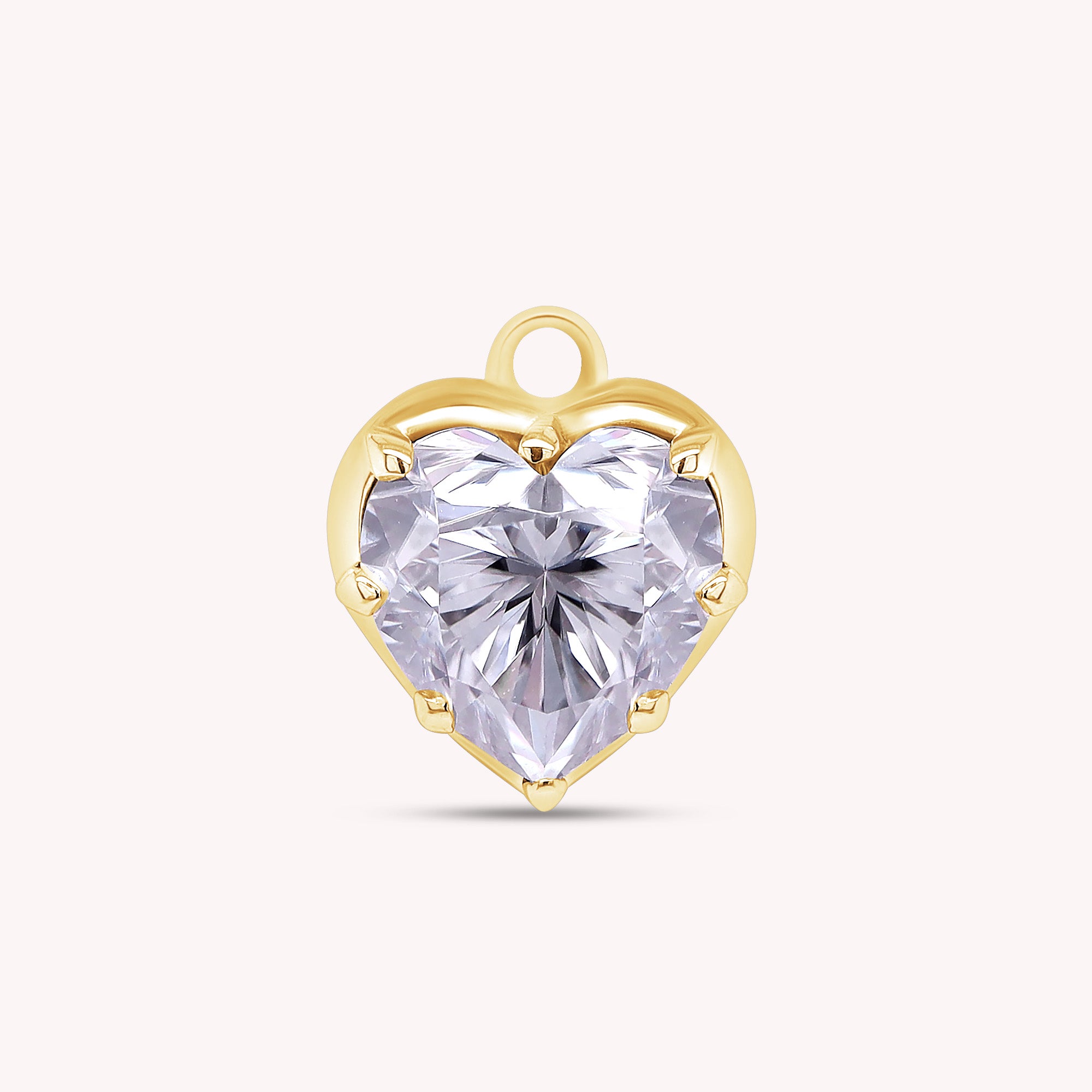 Fancy Shape Moissanite Georgian setting pendants