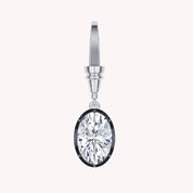 Solitaire Charm Pendant Multi Shape 3.00 Carat Lab Created Moissanite