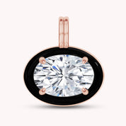 Solitaire Pendant Multi Shape Lab Created Moissanite Diamond