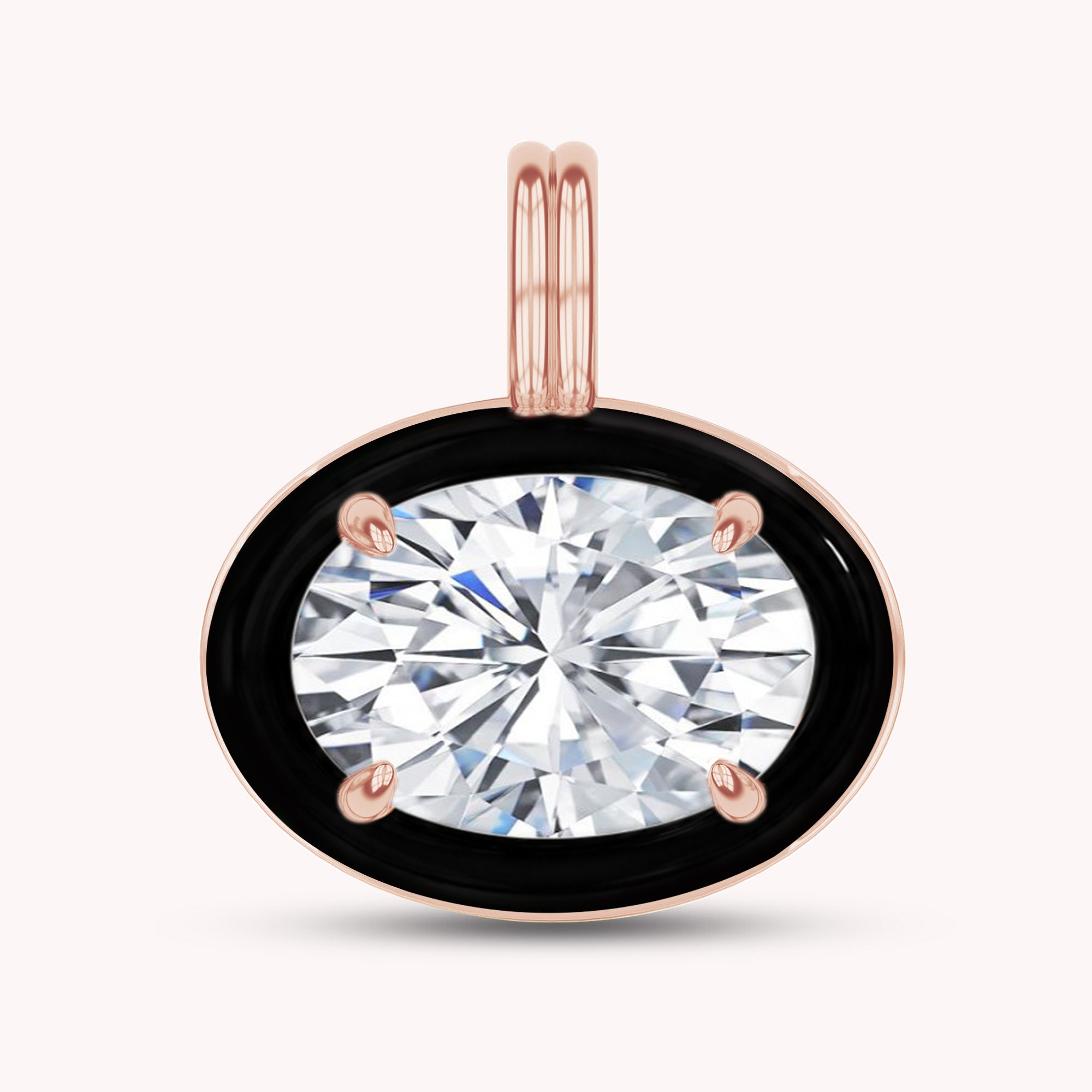 Solitaire Pendant Multi Shape Lab Created Moissanite Diamond