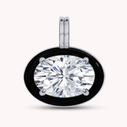 Solitaire Pendant Multi Shape Lab Created Moissanite Diamond