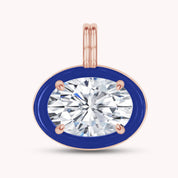 Solitaire Pendant Multi Shape Lab Created Moissanite Diamond
