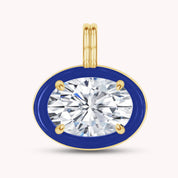 Solitaire Pendant Multi Shape Lab Created Moissanite Diamond