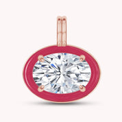 Solitaire Pendant Multi Shape Lab Created Moissanite Diamond