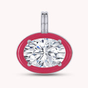 Solitaire Pendant Multi Shape Lab Created Moissanite Diamond