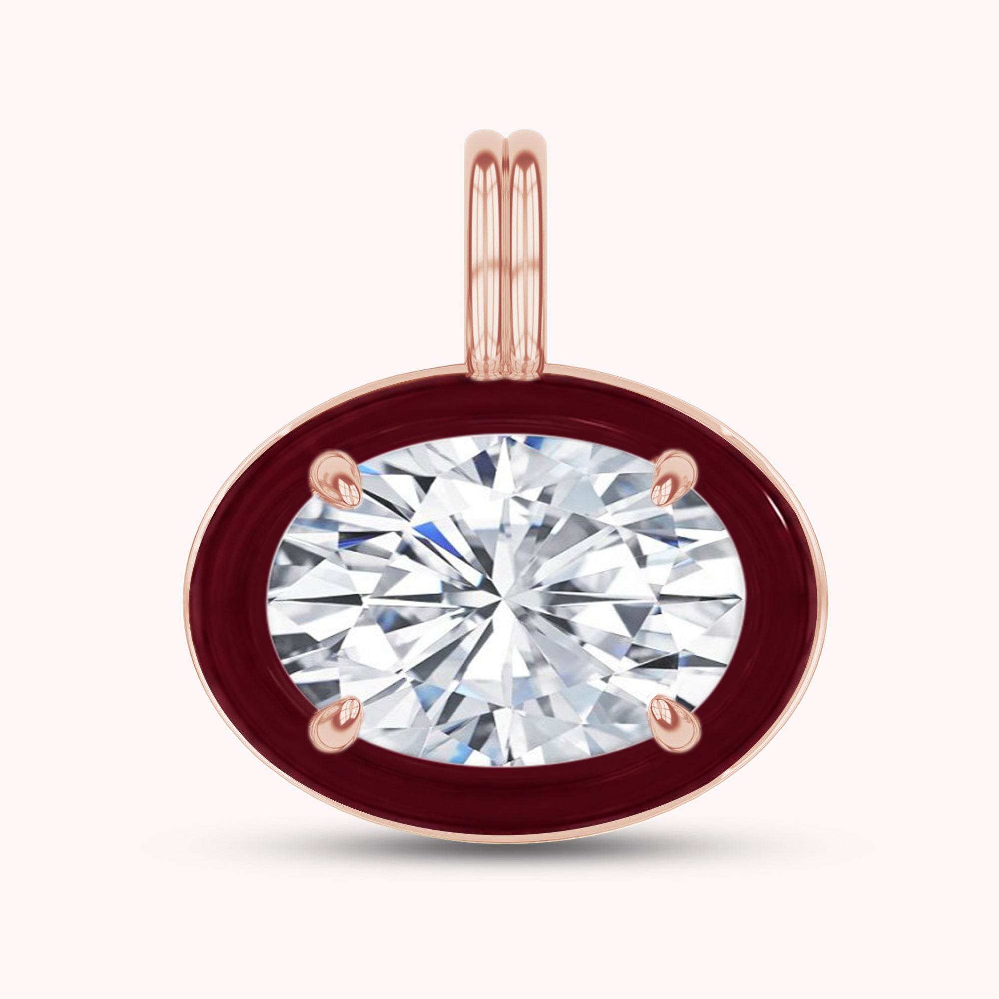 Solitaire Pendant Multi Shape Lab Created Moissanite Diamond