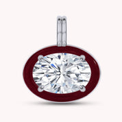 Solitaire Pendant Multi Shape Lab Created Moissanite Diamond