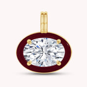 Solitaire Pendant Multi Shape Lab Created Moissanite Diamond
