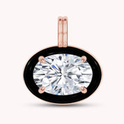 Solitaire Pendant Multi Shape Lab Created Moissanite Diamond