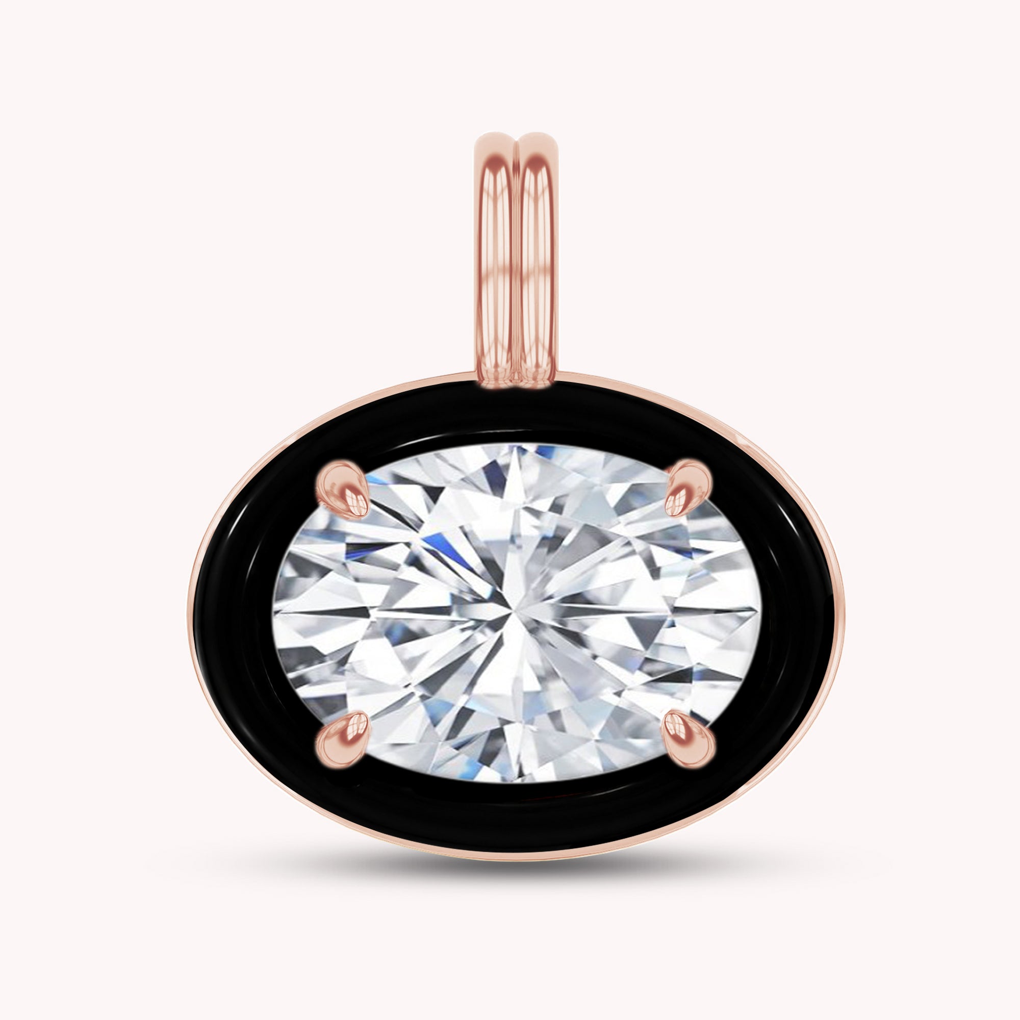 Solitaire Pendant Multi Shape Lab Created Moissanite Diamond