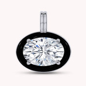 Solitaire Pendant Multi Shape Lab Created Moissanite Diamond