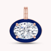 Solitaire Pendant Multi Shape Lab Created Moissanite Diamond