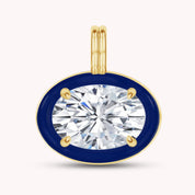 Solitaire Pendant Multi Shape Lab Created Moissanite Diamond