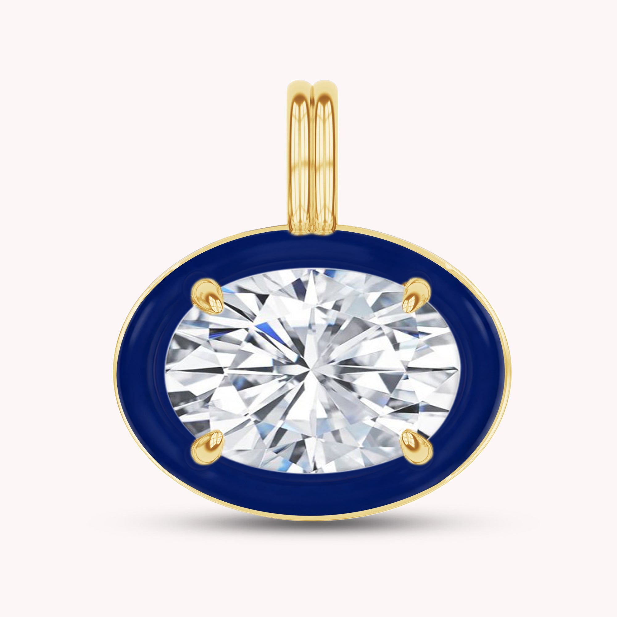 Solitaire Pendant Multi Shape Lab Created Moissanite Diamond