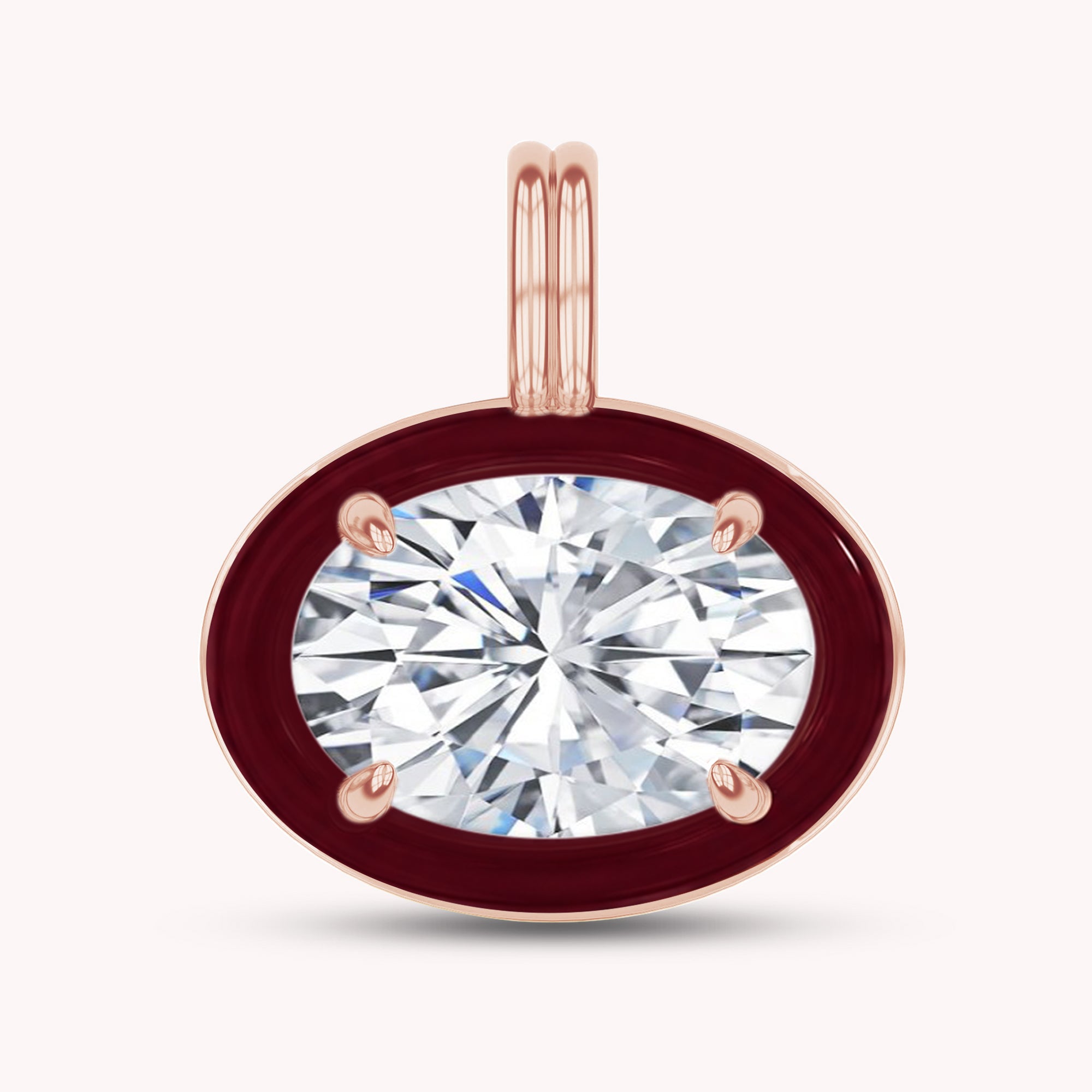 Solitaire Pendant Multi Shape Lab Created Moissanite Diamond