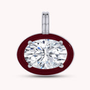 Solitaire Pendant Multi Shape Lab Created Moissanite Diamond