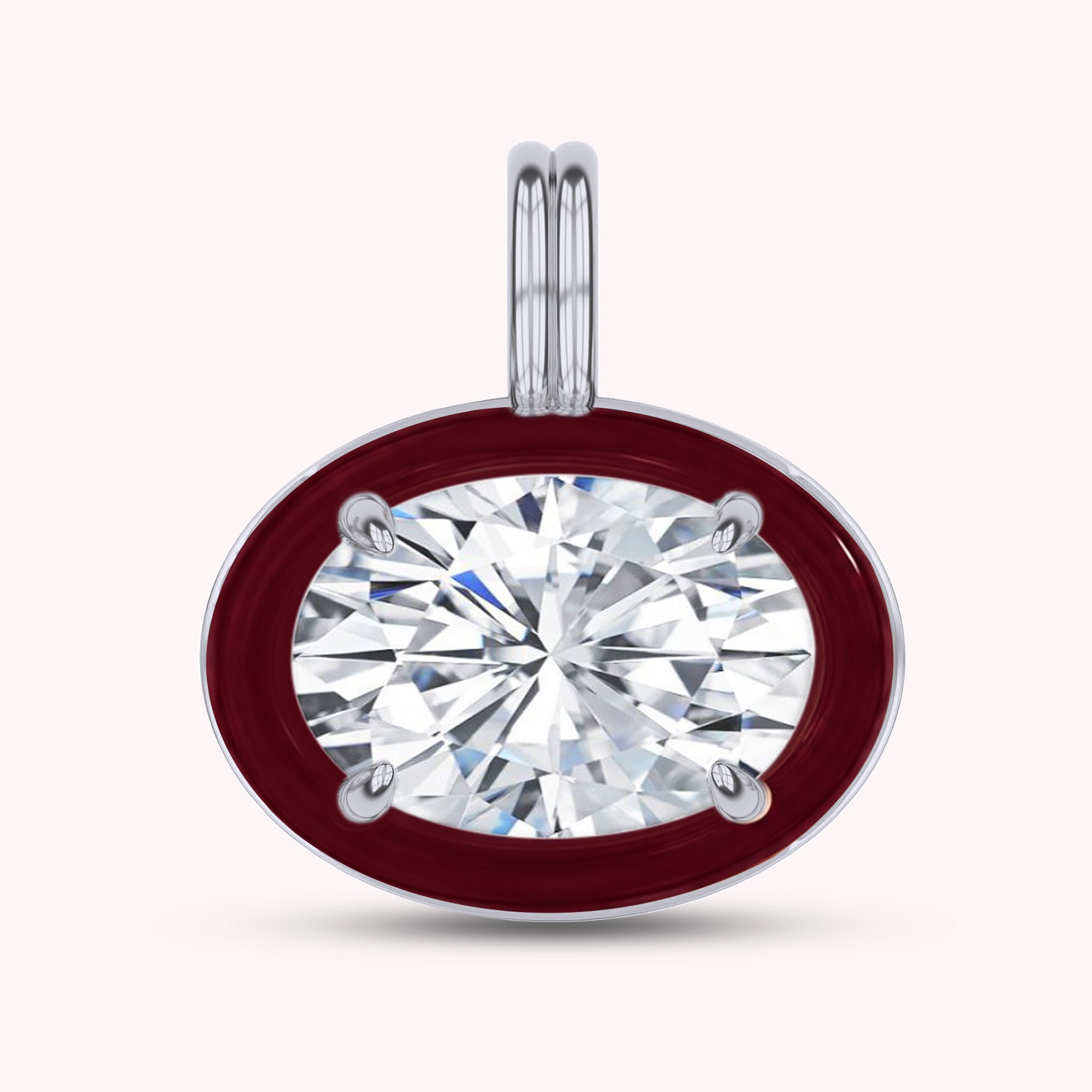 Solitaire Pendant Multi Shape Lab Created Moissanite Diamond