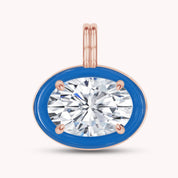 Solitaire Pendant Multi Shape Lab Created Moissanite Diamond