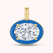 Solitaire Pendant Multi Shape Lab Created Moissanite Diamond